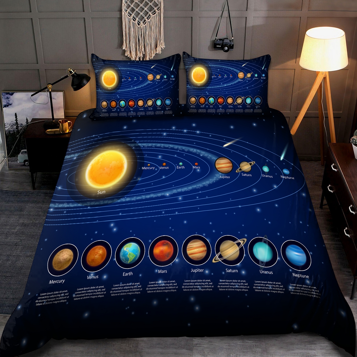 Solar System Area Bedding Set 01