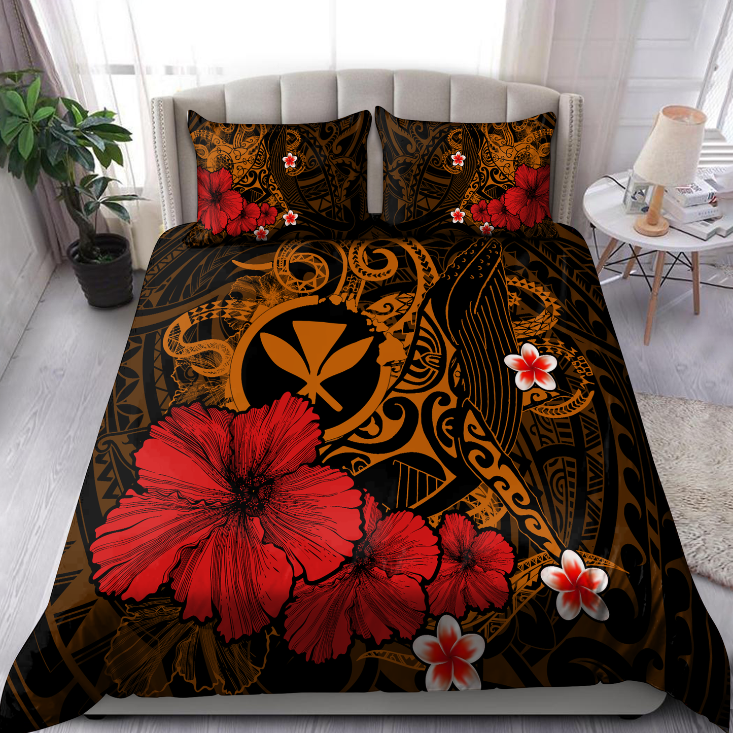 Kanaka Maoli (Hawaiian) Polynesian Bedding Set