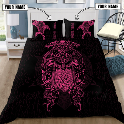 Premium Raven Of Odin 3D All Over Printed Bedding Set