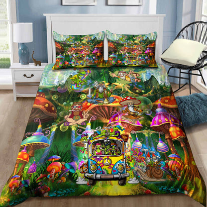 Life Of Hippie Guys 3D All Over Printed Bedding Set
