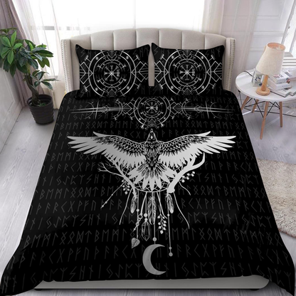 Premium Viking Gear Viking Bedding Set - Raven