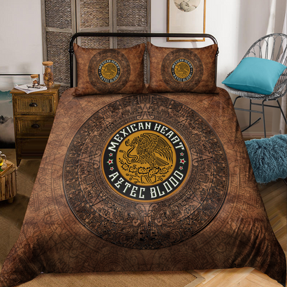 Mexican Heart- Aztec Blood Aztec Bedding Set