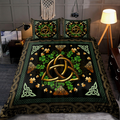 Premium Irish Celtic Shamrock Bedding Set