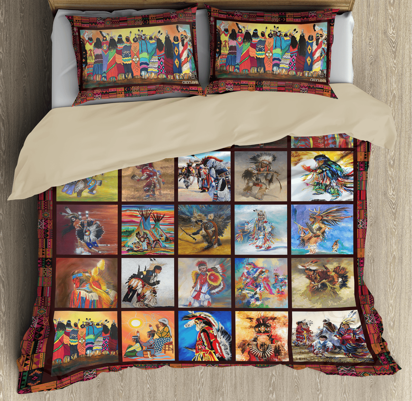 Native American 3D All Over Printed Bedding Set