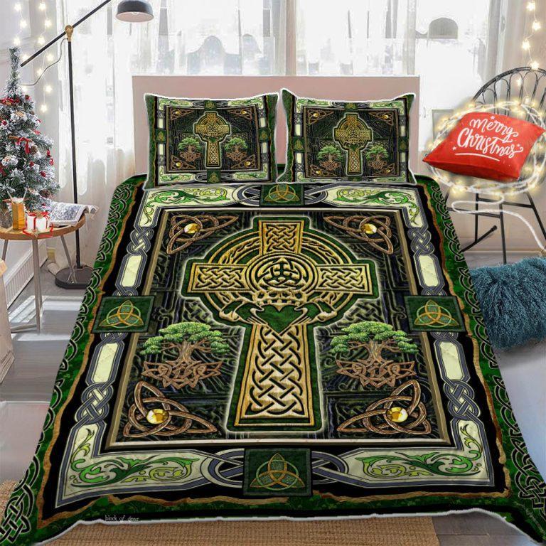 Irish Cross Saint Patrick Day 3D All Over Printed Bedding Set