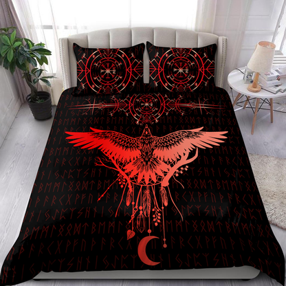 Premium Viking Gear Viking Bedding Set - Raven