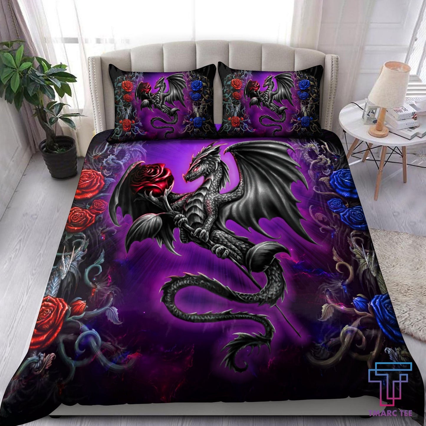 Dragon 3D All Over Printed Bedding Set NTN03072105