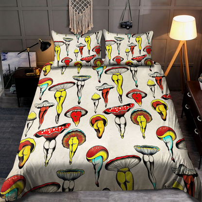 Sexy Hippie Mushroom 3D All Over Printed Bedding Set