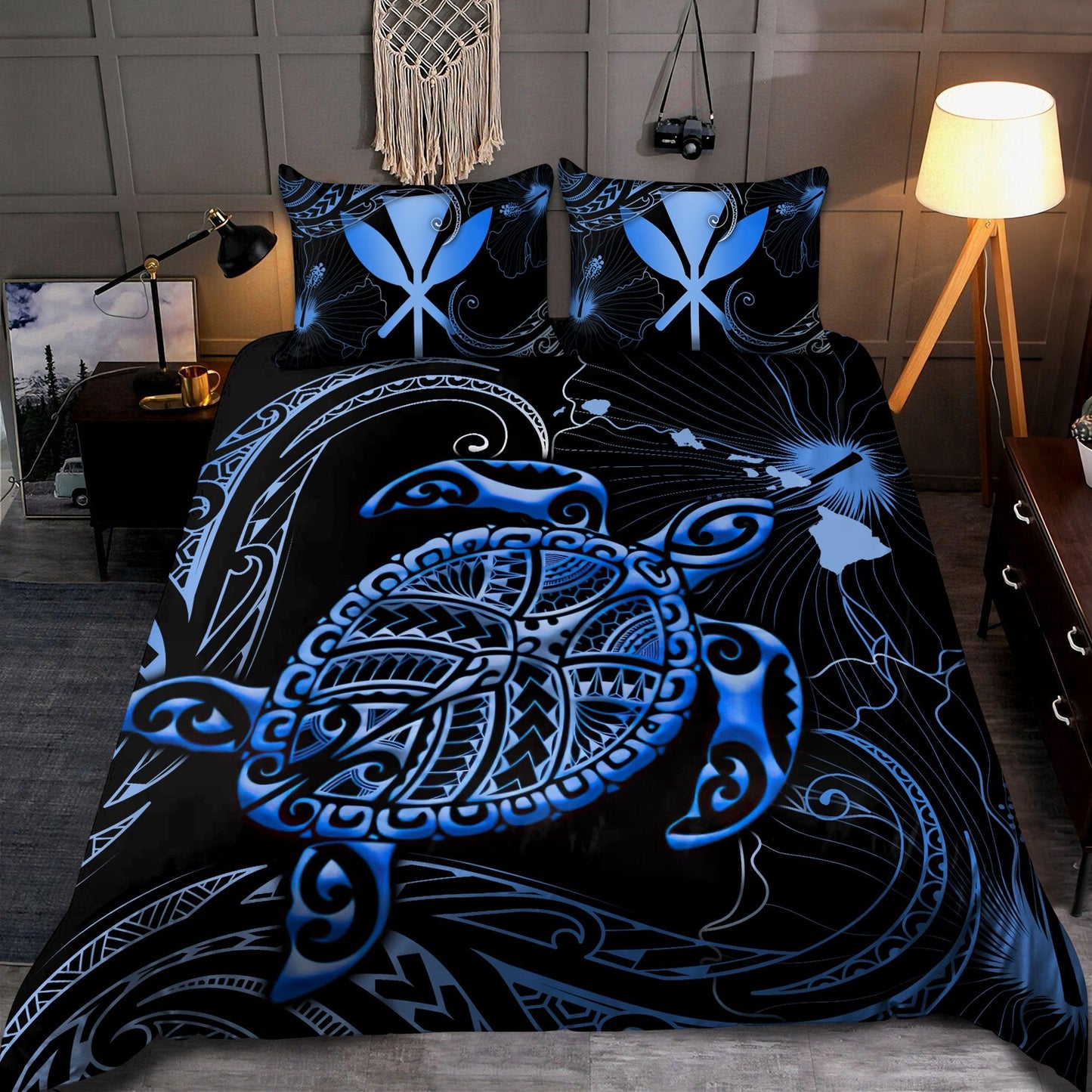 Kanaka Maoli (Hawaiian) Polynesian Bedding Set