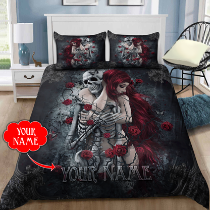 Customize Name Skull Bedding Set DQB08052104