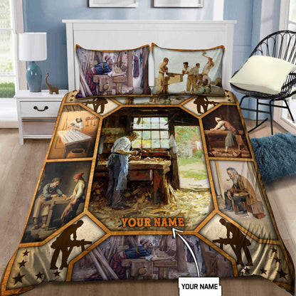 Personalized Name Carpenter Bedding Set Carpenter Art