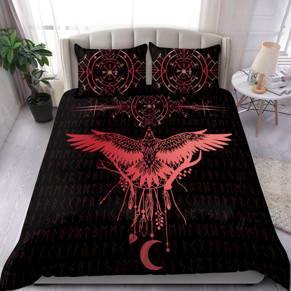 Premium Viking Gear Viking Bedding Set - Raven