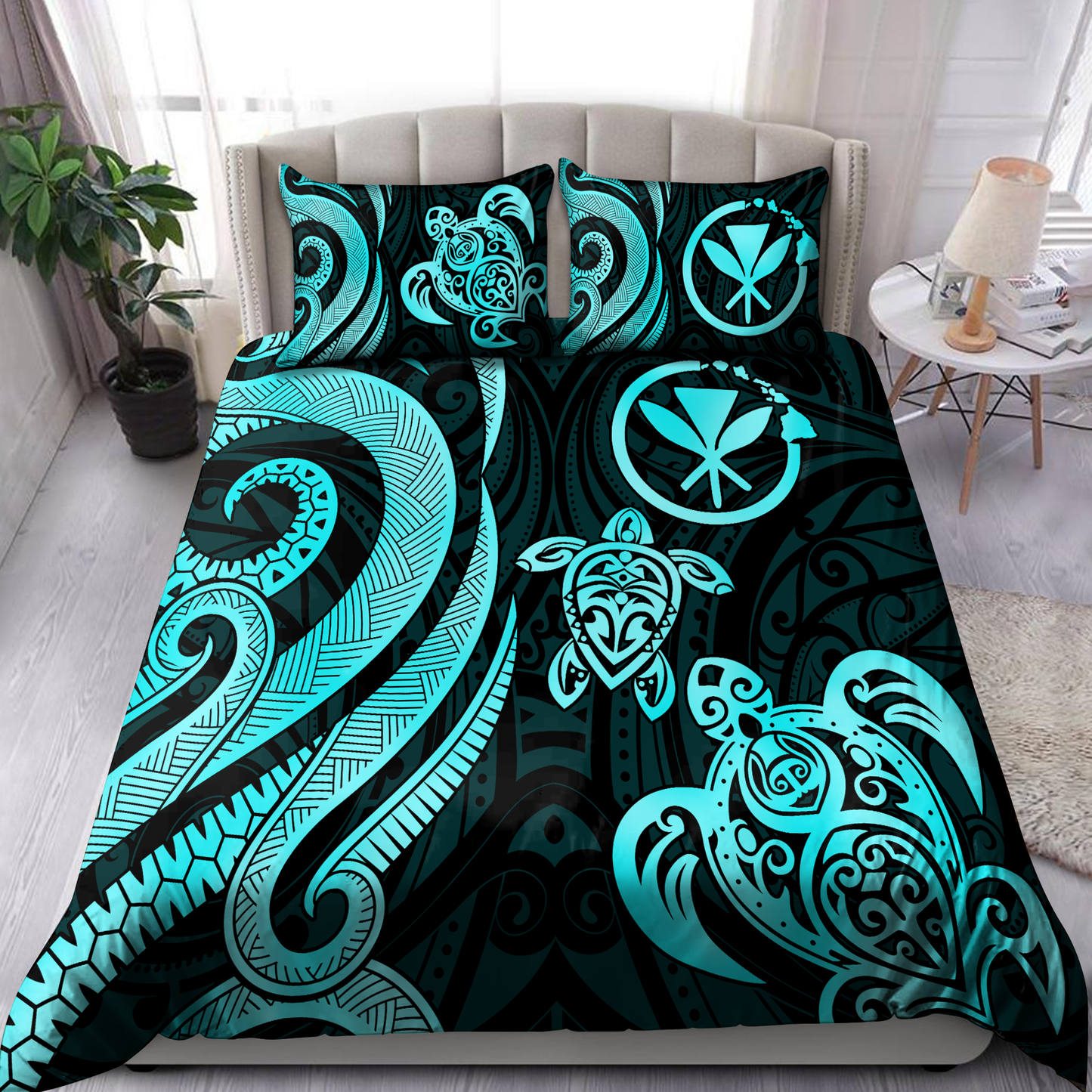 Kanaka Maoli (Hawaiian) Polynesian Bedding Set