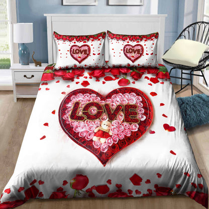 Happy Valentine's Day  3D All Over Printed Bedding Set