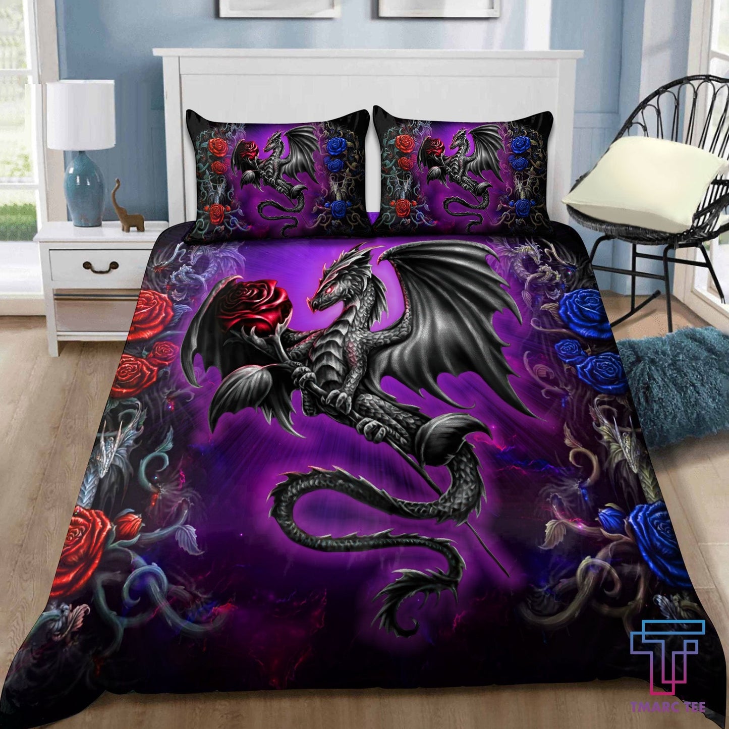 Dragon 3D All Over Printed Bedding Set NTN03072105
