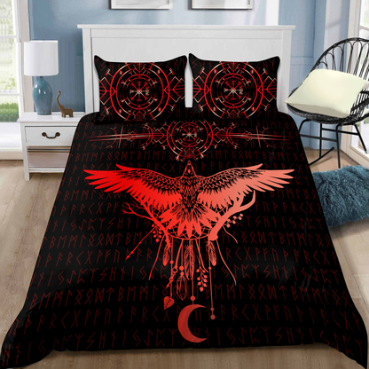 Premium Viking Gear Viking Bedding Set - Raven