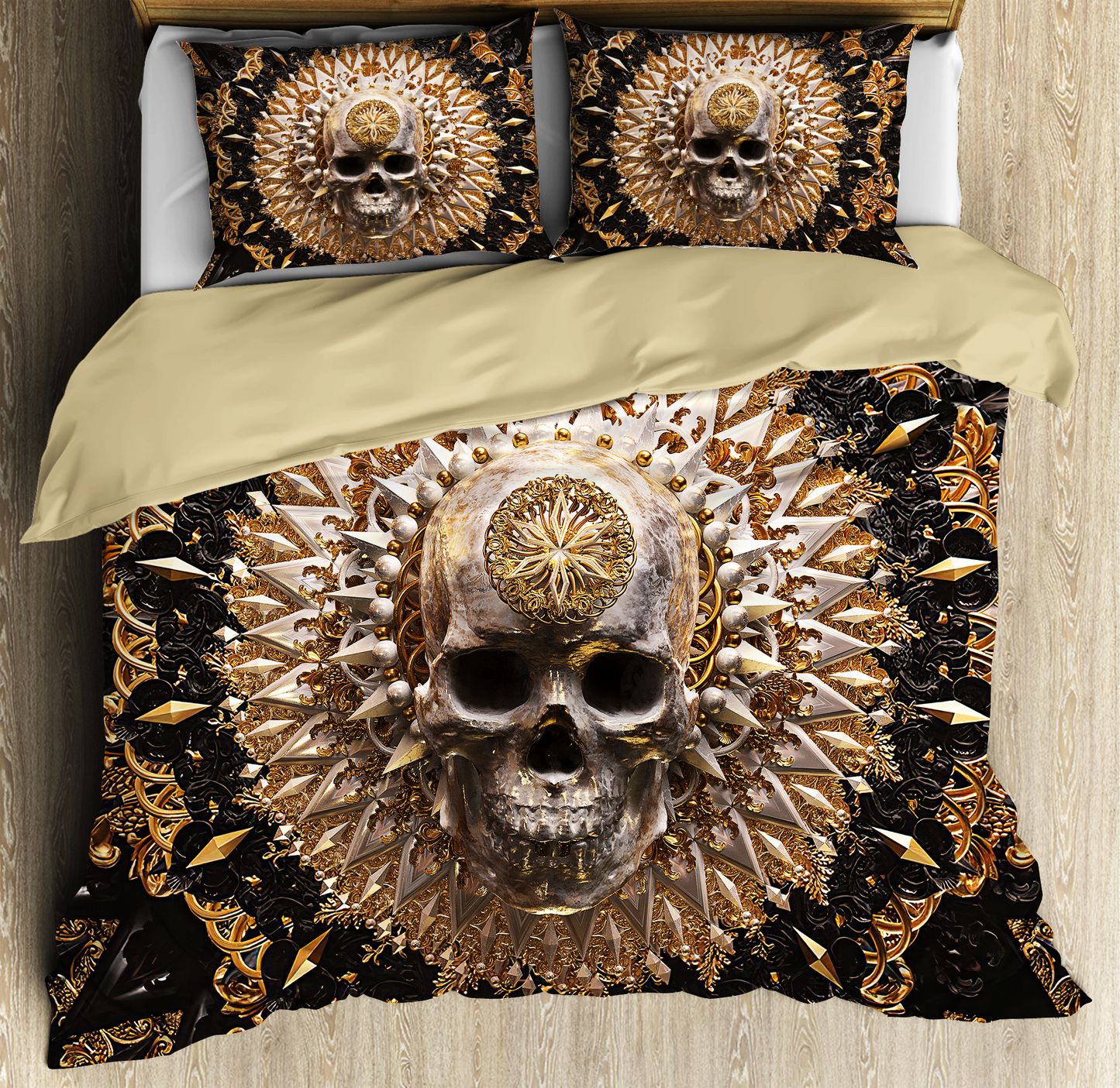Premium Skull 3D All Over Printed Bedding Set