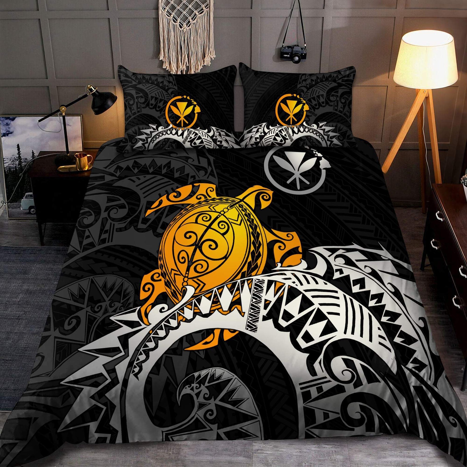 Kanaka Maoli (Hawaiian) Polynesian Bedding Set - Amaze Style™