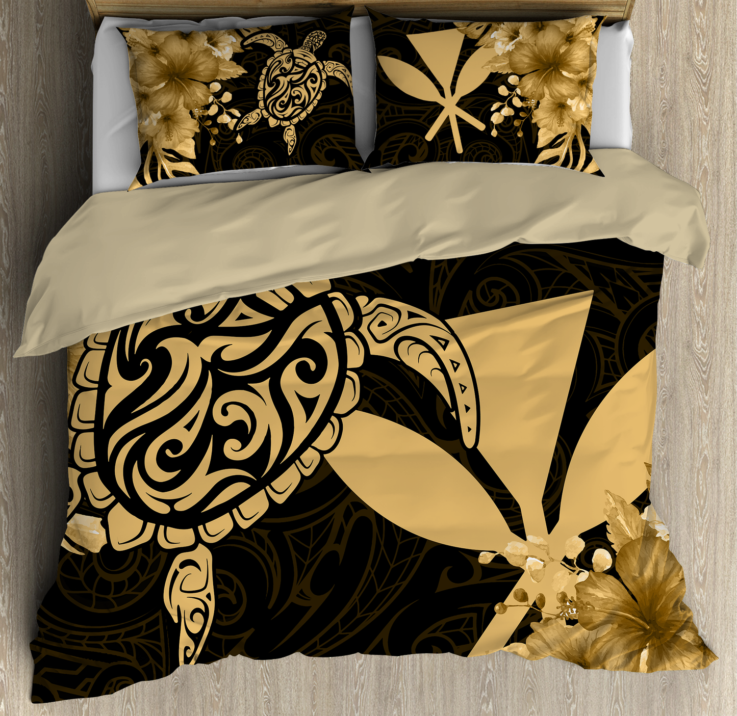Kanaka Maoli (Hawaiian) Polynesian Bedding Set