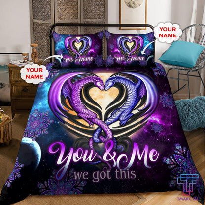 Dragon 3D All Over Printed Bedding Set TNA25062105