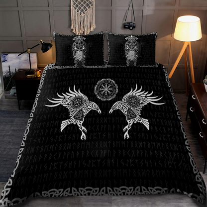 Premium Raven Of Odin Bedding Set