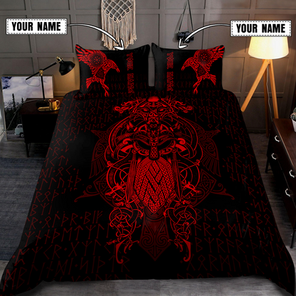 Premium Raven Of Odin 3D All Over Printed Bedding Set