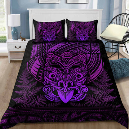 Maori Haka Dance Purple Bedding Set TN TNA15072101.S1