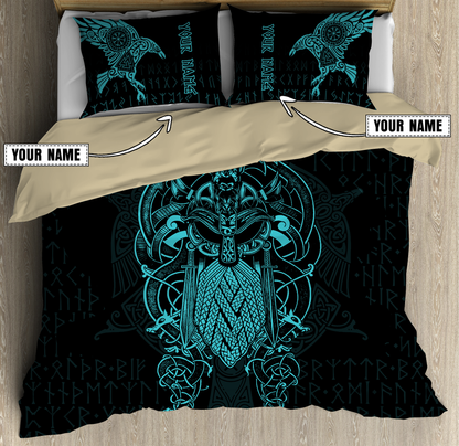 Premium Raven Of Odin 3D All Over Printed Bedding Set