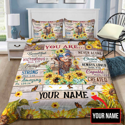 Hippie Girl You Are Bedding Set