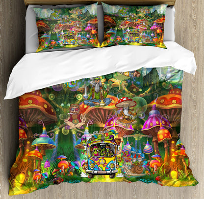 Life Of Hippie Guys 3D All Over Printed Bedding Set