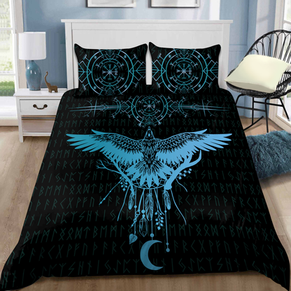 Premium Viking Gear Viking Bedding Set - Raven