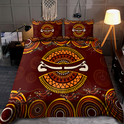 Aborignail Didgeridoo Australia Culture art Bedding set