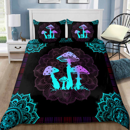 Hippie Mushroom 3D All Over Printed Bedding Set
