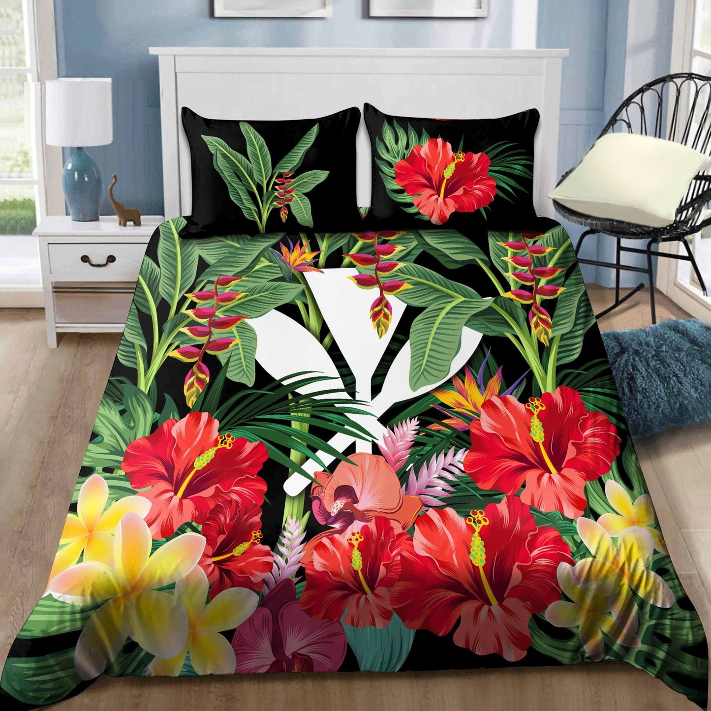 Kanaka Maoli (Hawaiian) Polynesian Bedding Set