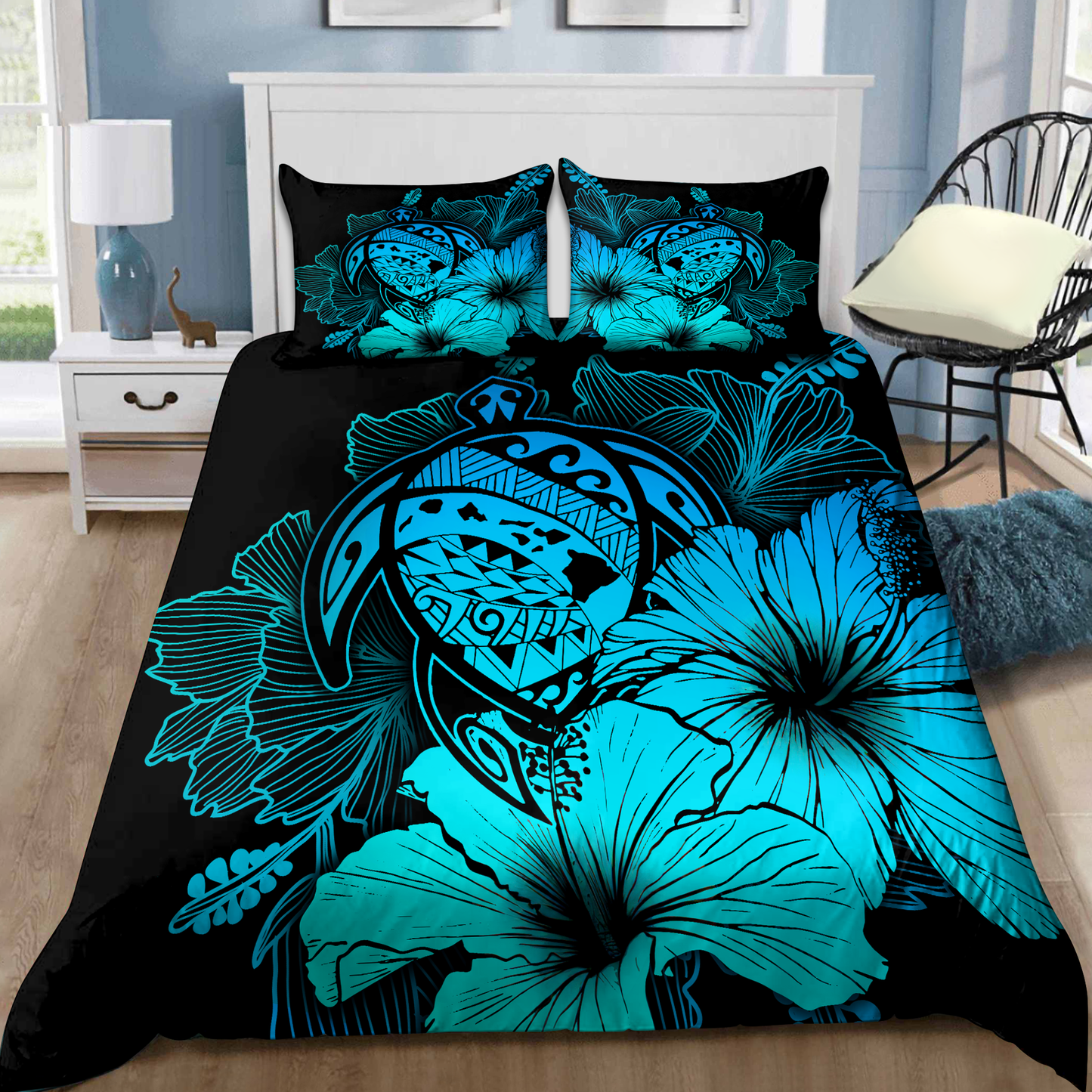 Kanaka Maoli (Hawaiian) Polynesian Bedding Set