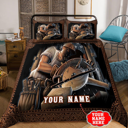 Personalized Name Carpenter Bedding Set