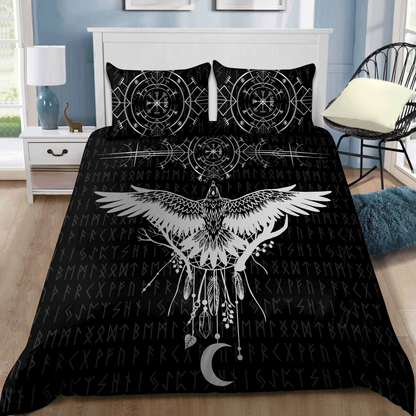 Premium Viking Gear Viking Bedding Set - Raven