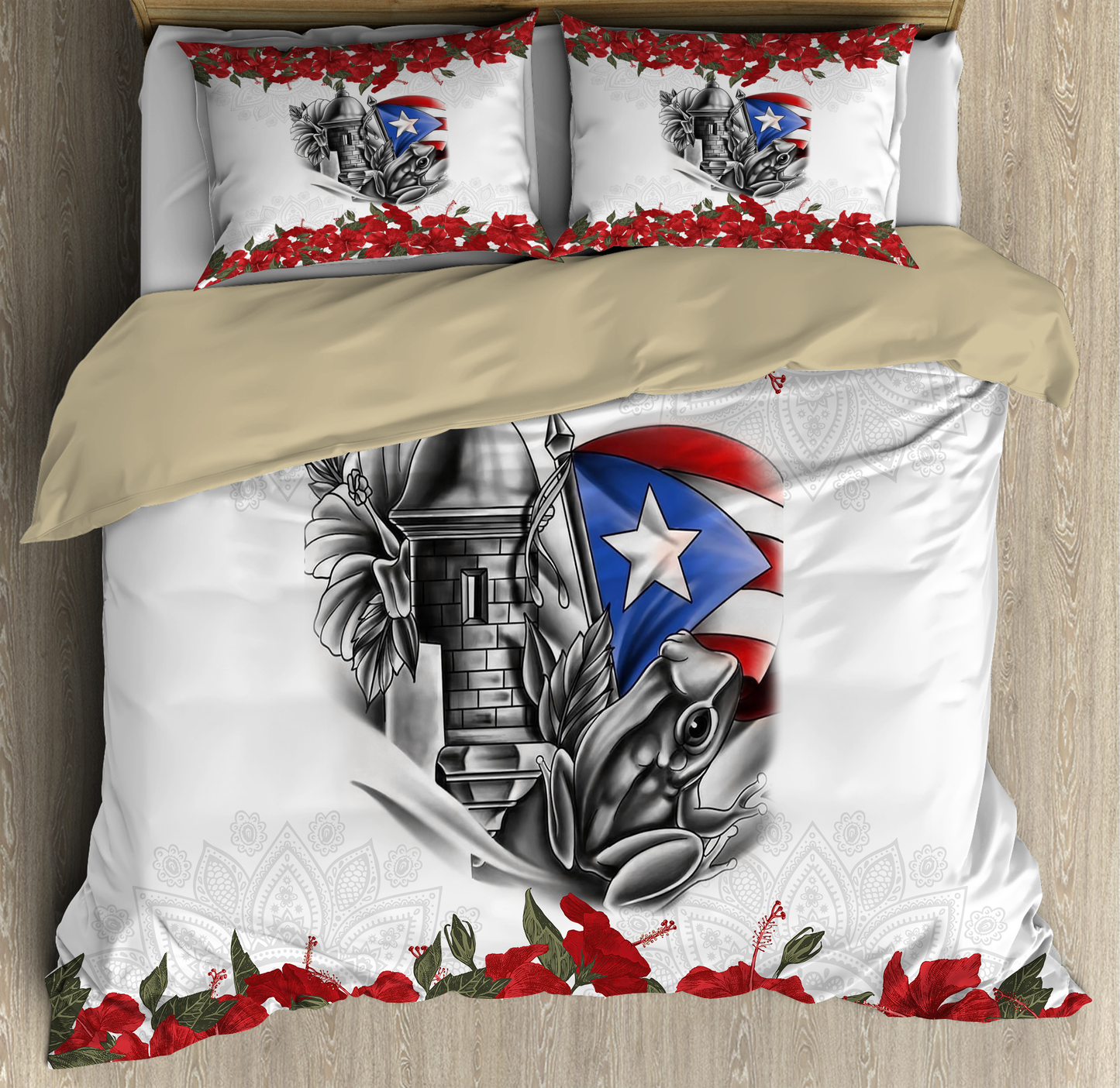 Maga Flower Puerto Rico Bedding Set