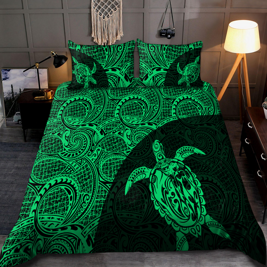 Kanaka Maoli (Hawaiian) Polynesian Turtle Bedding Set
