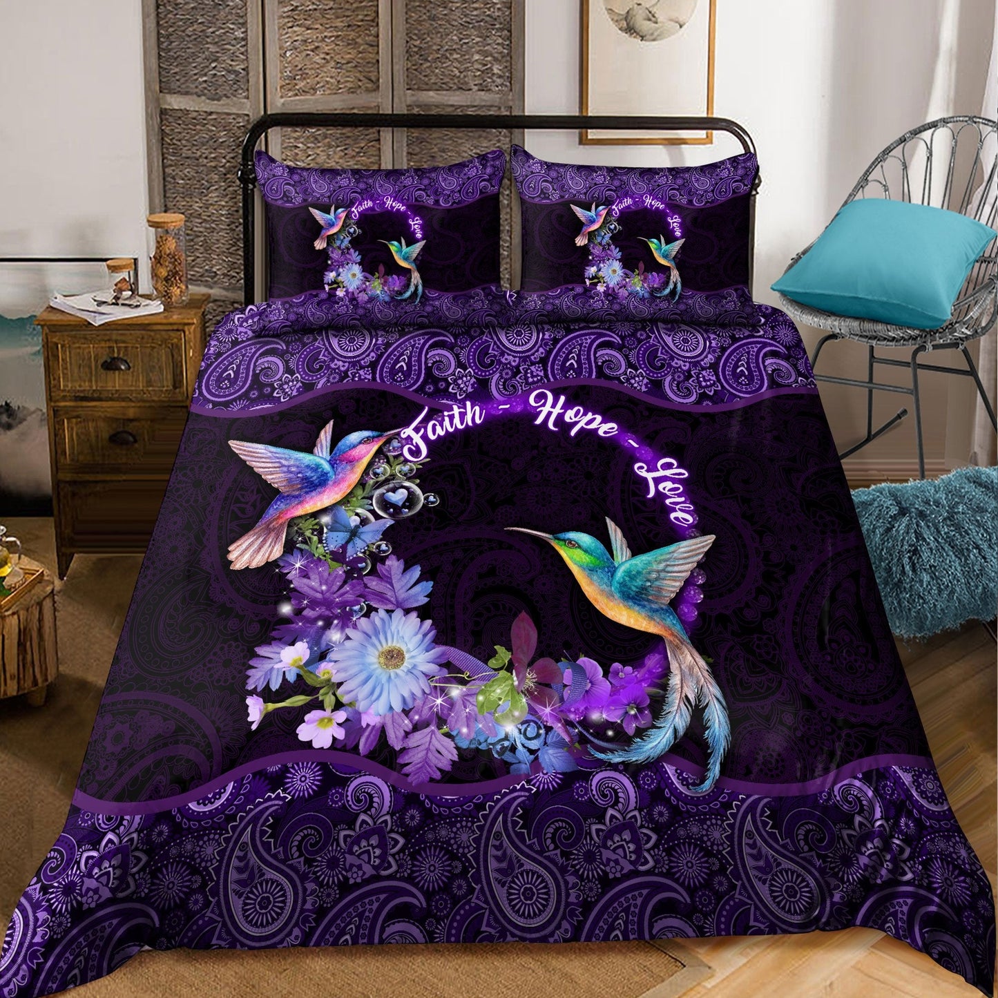 Hummingbird Bedding Set