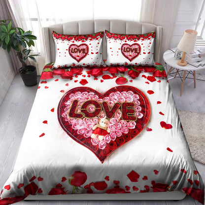 Happy Valentine's Day  3D All Over Printed Bedding Set