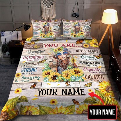 Hippie Girl You Are Bedding Set