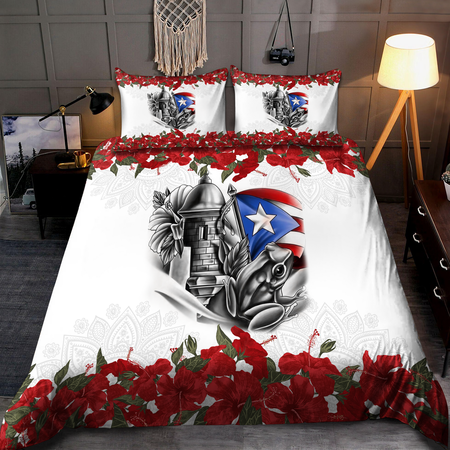 Maga Flower Puerto Rico Bedding Set