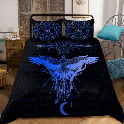 Premium Viking Gear Viking Bedding Set - Raven