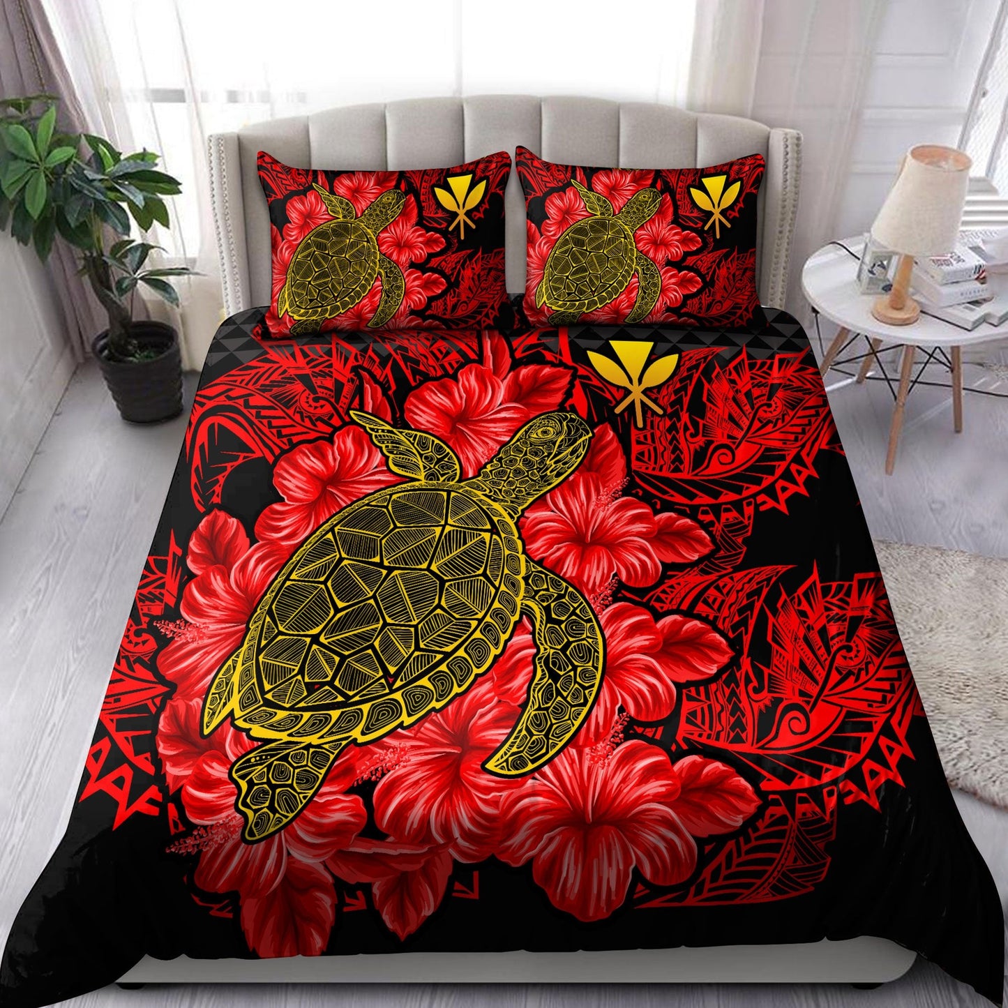 Kanaka Maoli (Hawaiian) Polynesian Bedding Set
