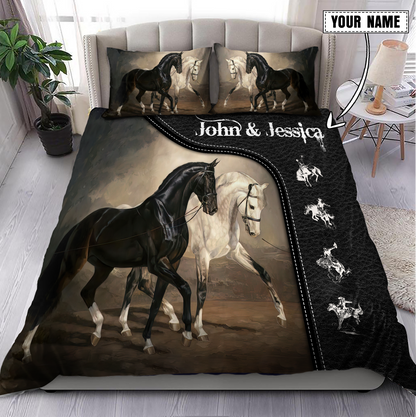 Personalized Name Rodeo Bedding Set Saddle Up Partner Ver 2