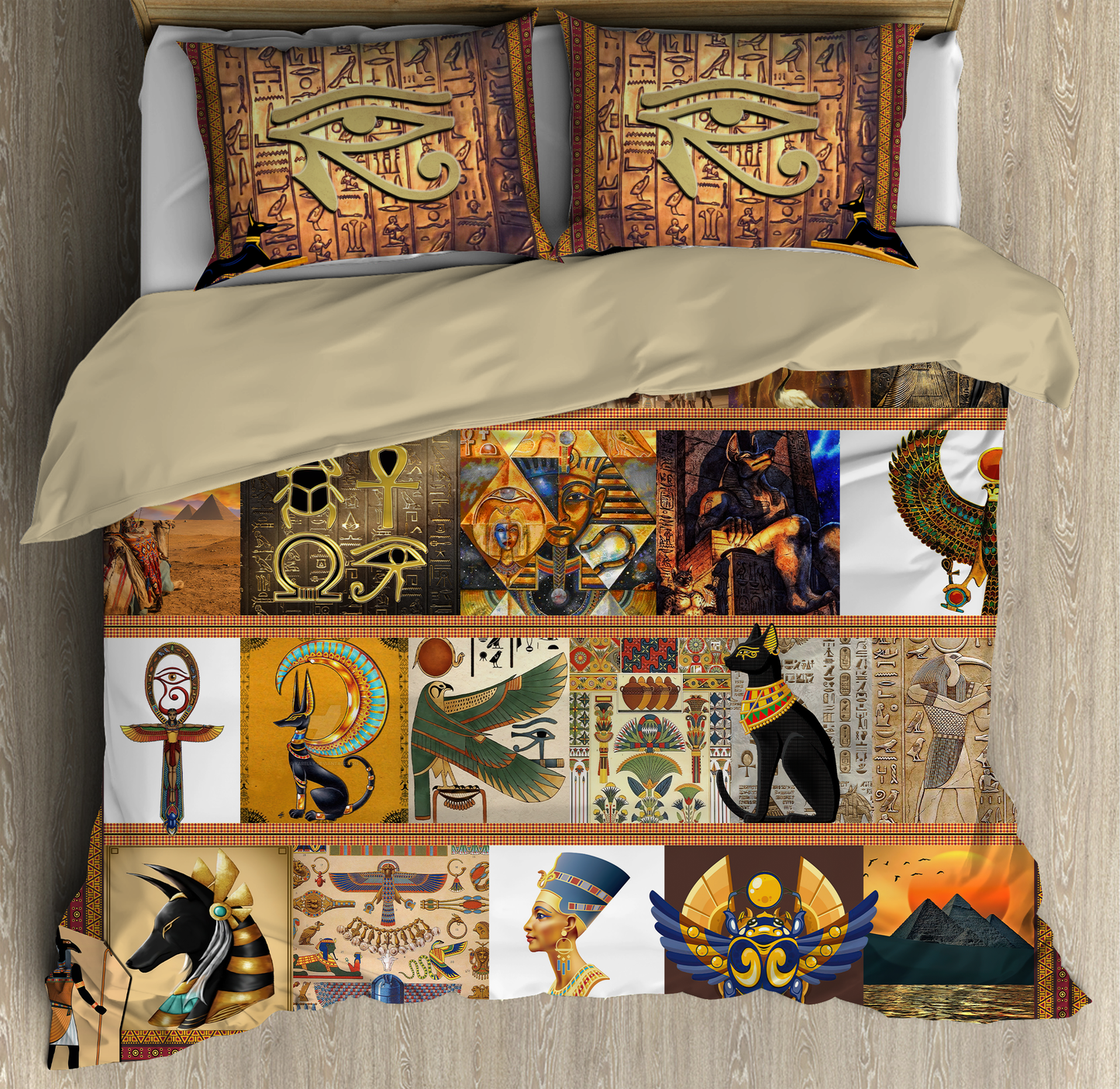 Egypt Ancient 3D All Over Printed Bedding Set