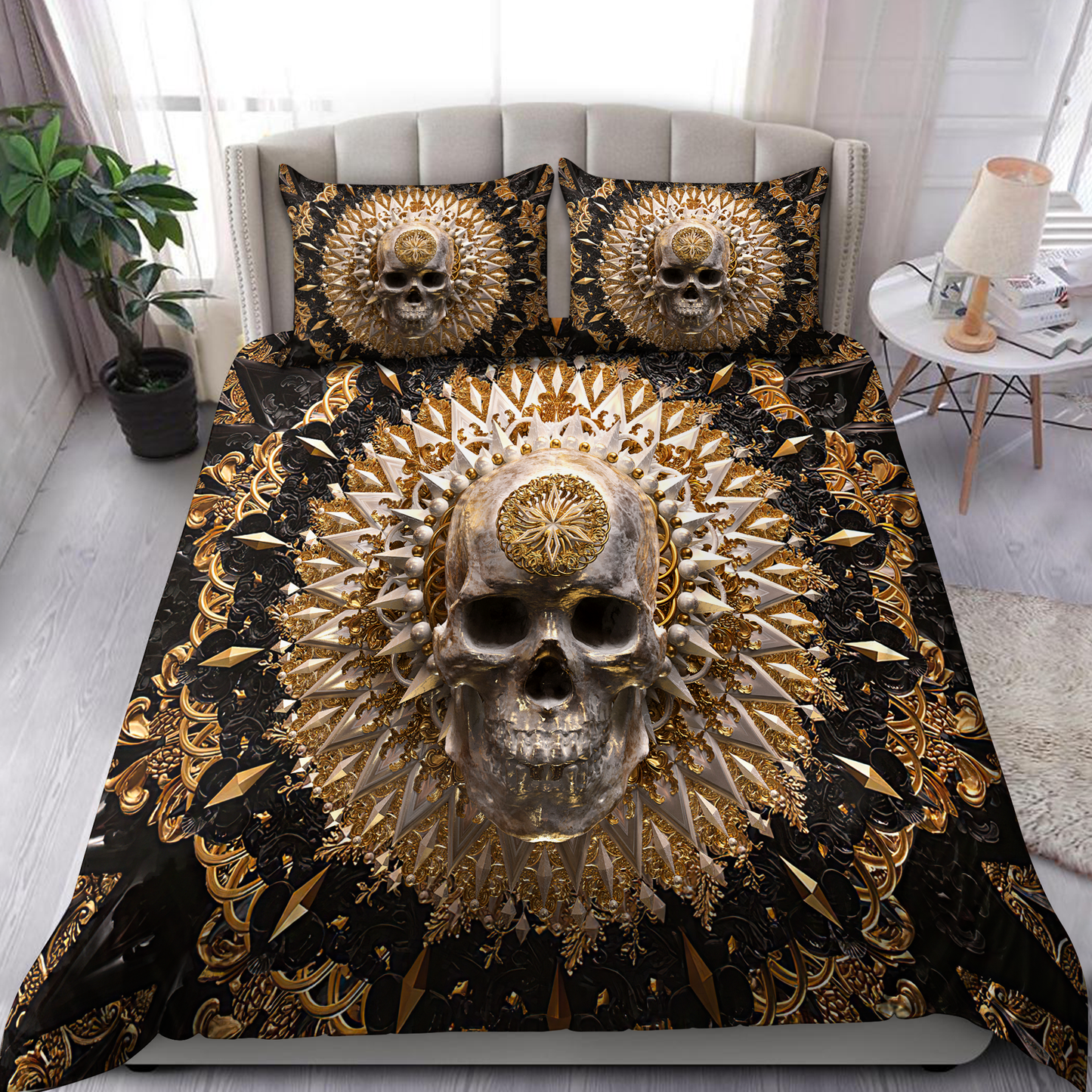 Premium Skull 3D All Over Printed Bedding Set