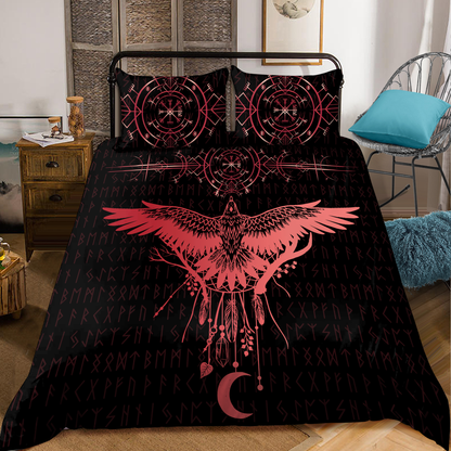 Premium Viking Gear Viking Bedding Set - Raven