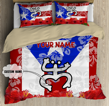 Customize Name Puerto Rico Bedding Set SN07052102